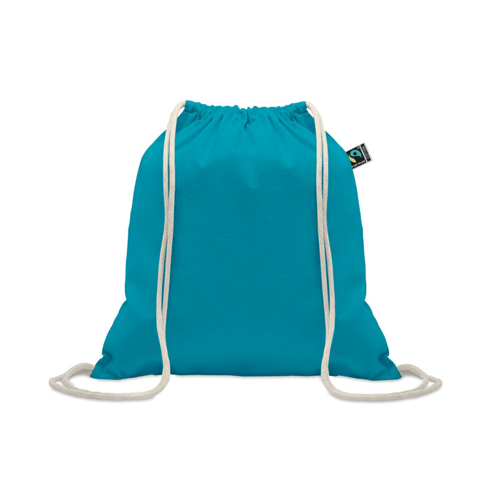 OSOLE DRAW COLOUR - Fairtrade trekkoordtas 180g - Turquoise