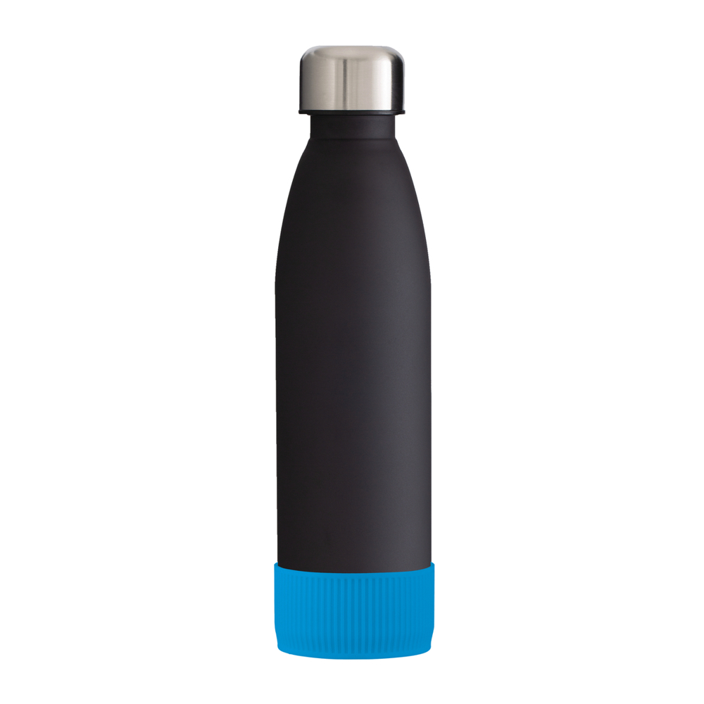 Fles RETUMBLER-myTOULON GLASS - cyaan, zwart