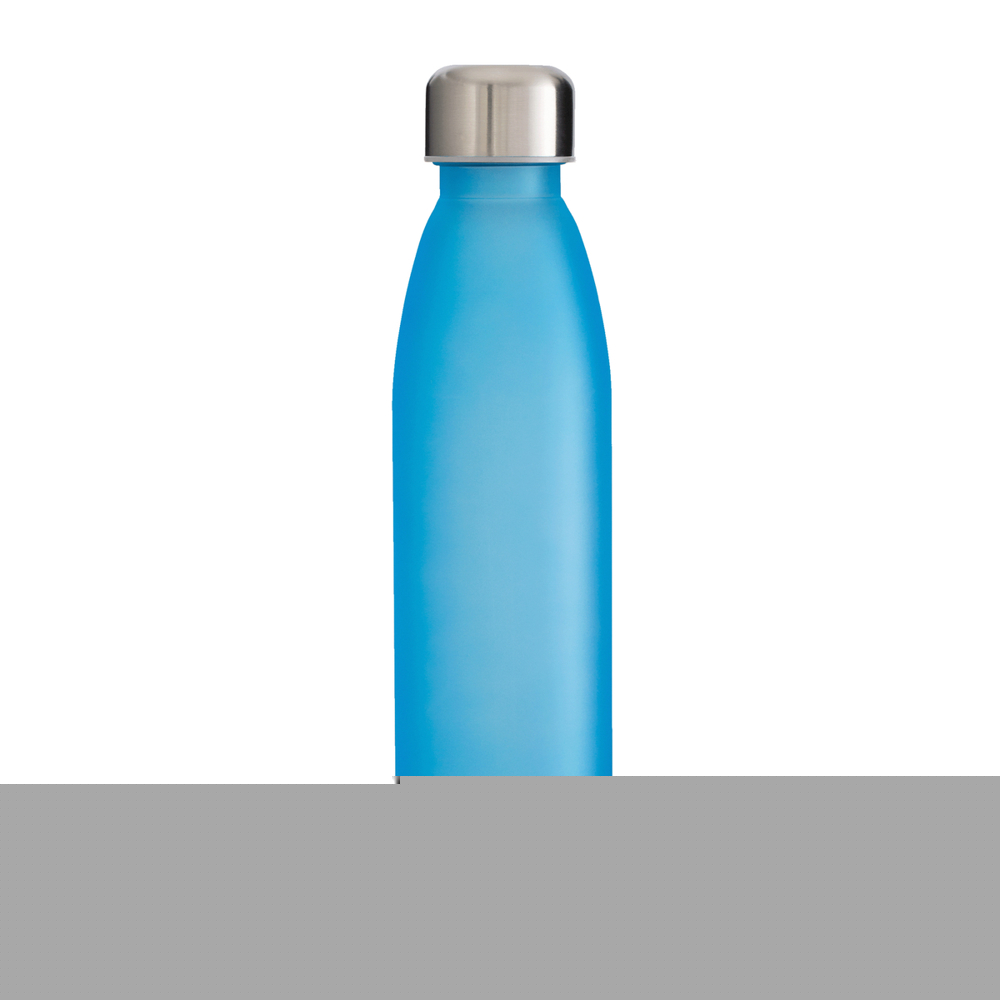 Fles RETUMBLER-myTOULON GLASS - oijfgroen, zilver, cyaan