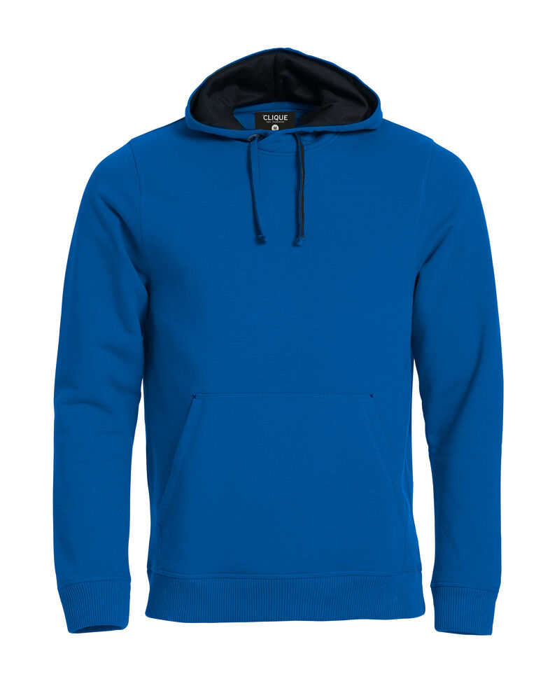 Clique - Classic Hoody Blauw-melange M - Kobalt