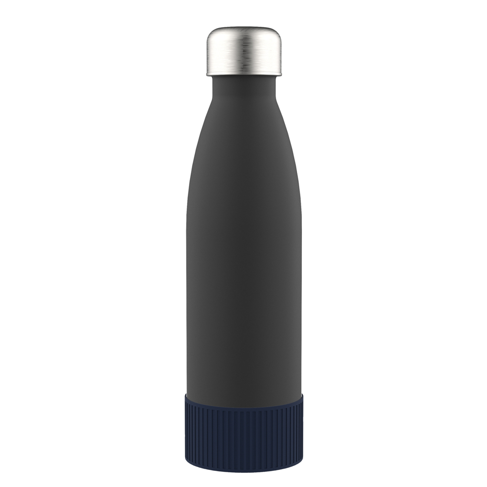 Fles RETUMBLER-myTOULON GLASS - zwart, navy