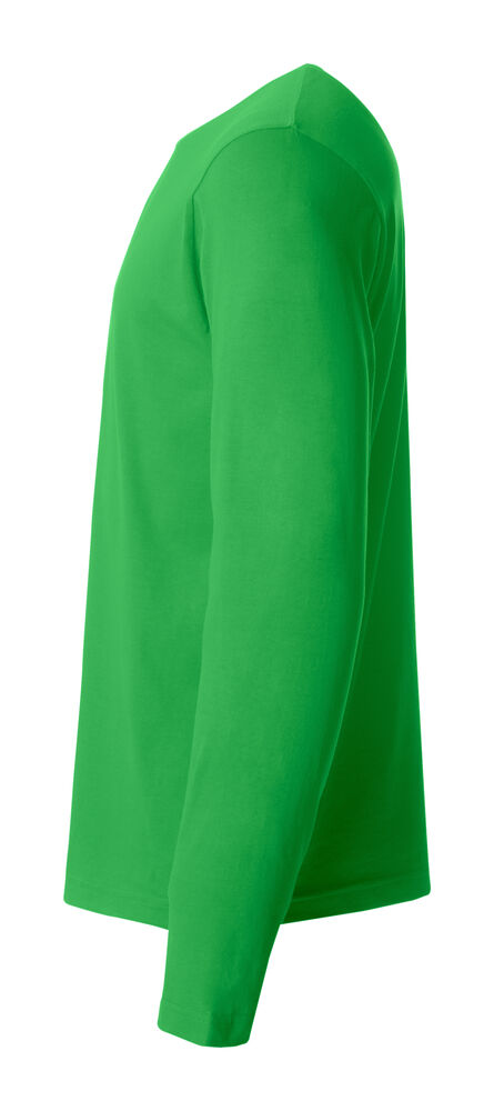 Clique - Basic-T L/S Appel-groen XXL